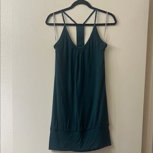 Metropark Teal Slip Dress with Embellished Back Strap